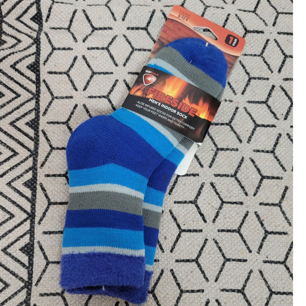 FIRESIDE ALOE INFUSED INSIDE SOCK, SZ 8-12.5